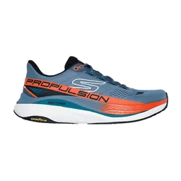 Skechers Skechers MAX CUSHIONING Propulsion Schuhe blau orange 220509 für Herren, blau, Größe 45 EU – Produktbild 1 von 1