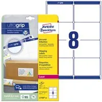 Avery Zweckform 320 Adress Etiketten 99,1x67,7 mm Laser + – Produktbild 1 von 1