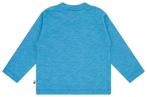 loud + proud loud + proud Babys & Kinder Shirt Slub Jersey, GOTS zertifiziert, Azur(blau), – Produktbild 2 von 2