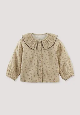 hessnatur hessnatur Musselin Shirt Rüschkragen aus reiner Bio-Baumwolle – Produktbild 1 von 1
