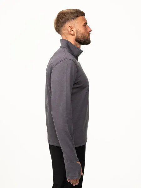 saved lab saved lab SL-161 Quarter Zip Anthracite – Produktbild 4 von 4