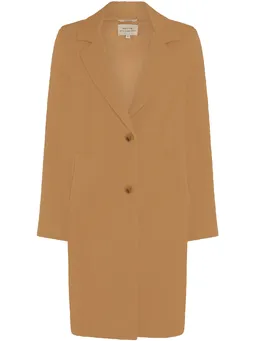 Will's Vegan Store Will's Vegan Store Damen vegan Strukturierter Mantel Aus Veganer Wolle Camel – Produktbild 1 von 1