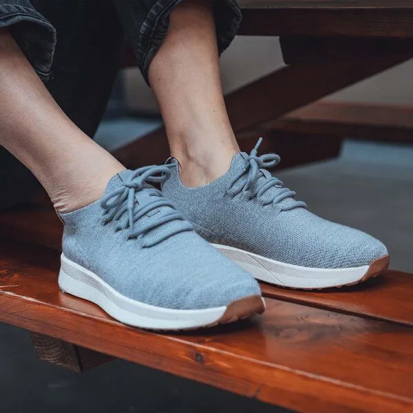 SAOLA SAOLA Sneaker Frauen aus Merinowolle - Tsavo Women 2.0 Wool, Ultimate grey, – Produktbild 4 von 4