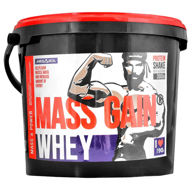 Megabol Megabol Whey Mass Gain (3000 g) Erdbeere – Produktbild 1 von 1