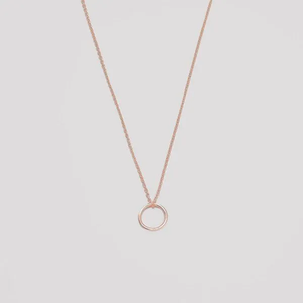 fejn jewelry fejn jewelry Kette 'medium circle', Rotgold, – Produktbild 1 von 2