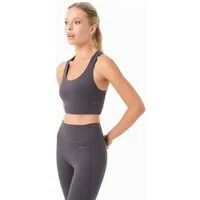 ORGANICATION ORGANICATION BEVINN | Cross-Strap Sport Bralette aus recyceltem Polyamid, Shadow, – Produktbild 1 von 1