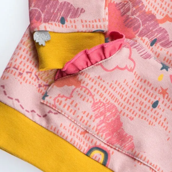 Marraine Kids Marraine Kids Sweatshirt mit Rüschen "Rainbow Star" – Produktbild 3 von 4