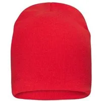 Daiber Daiber Bio-Baumwolle Beanie Wintermütze Strickmütze ohne Umschlag, Rot, – Produktbild 1 von 1
