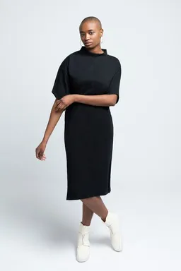 SHIPSHEIP SHIPSHEIP YOKO - Damen Kleid mit Stehkragen aus Bio-Baumwolle – Produktbild 1 von 1