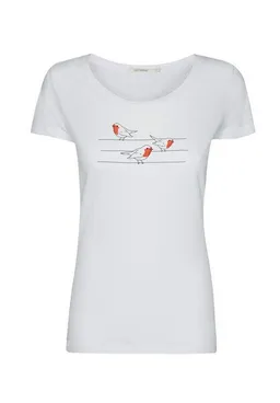 GreenBomb GREENBOMB Animal Birds Pole Loves - Sportliches T-Shirt aus Bio-Baumwolle / hochwertiger Print / GOTS / Fair & Vegan – Produktbild 1 von 1