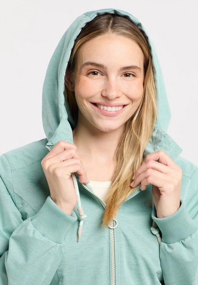 ragwear ragwear Parka DOWEY Wasserabweisend mit Taillenkordel und Pattentaschen, Grün, – Produktbild 5 von 5