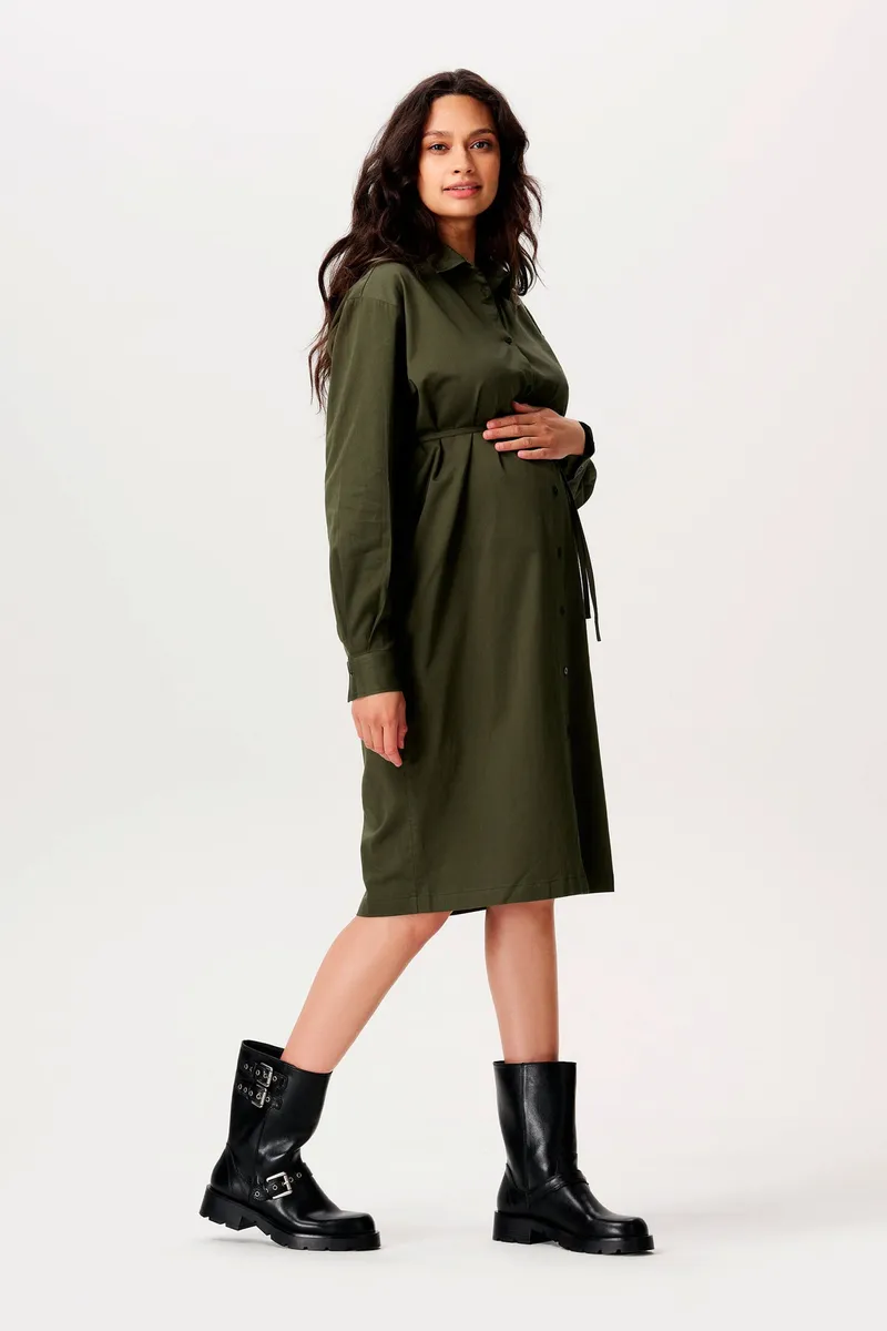 Noppies Maternity Still-Kleid Akaya, Gruen, – Produktbild 1 von 3