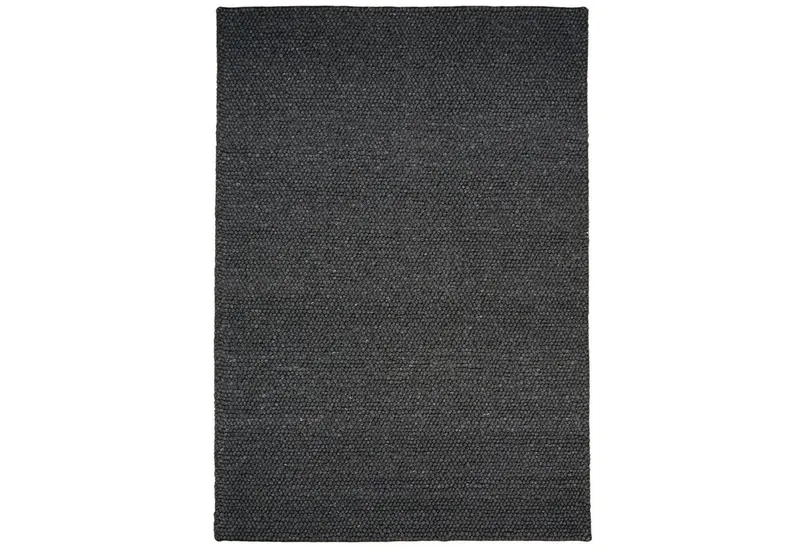 Consilio Concept Designteppich WOOLY Teppich Wohnzimmer Wolle Designer Natur Vegan, Kugelteppich, Filzkugelteppich, Wollteppich, Grau, – Produktbild 1 von 5