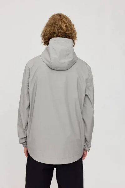 Mazine Mazine Technical Rain Übergangsjacke - aus recyceltem Polyester, Elephant (grau), – Produktbild 2 von 4