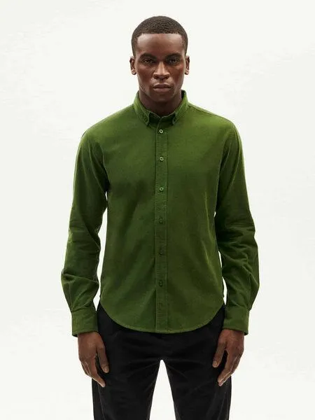 thinking mu thinking mu Kordhemd Ant Shirt Microcorduroy, Clay red (rot), – Produktbild 1 von 1