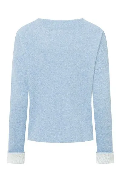 Stapf Damen Pullover Nicoletta, Azzurro, – Produktbild 3 von 3
