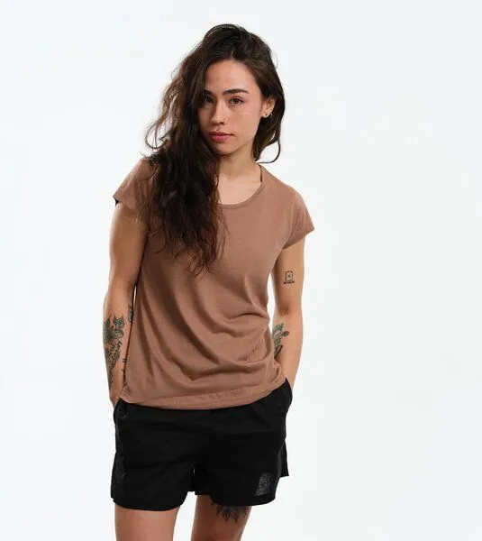 Gary Mash GARY MASH Basic T-Shirt Asheville aus Modal®-Mix, Braun, – Produktbild 1 von 4