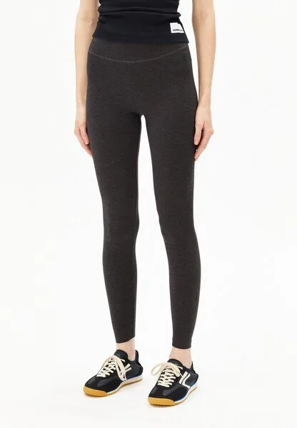ARMEDANGELS ARMEDANGELS FARIBAA Damen Leggings aus Bio-Baumwoll Mix, Steel melange, – Produktbild 1 von 4