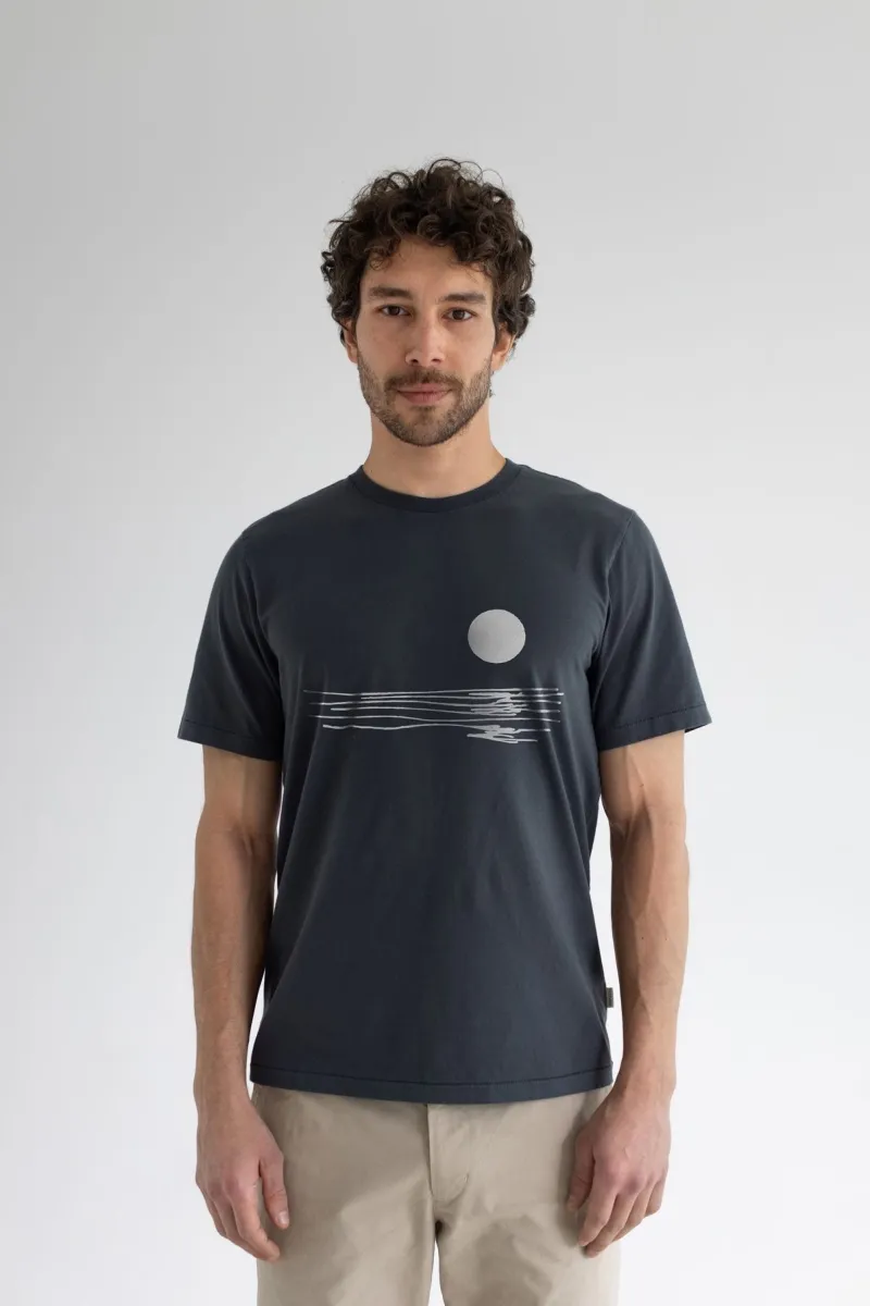 TWOTHIRDS TWOTHIRDS Herren vegan T-Shirt Offshore Dark Sand, Dunkelgrau, – Produktbild 2 von 2