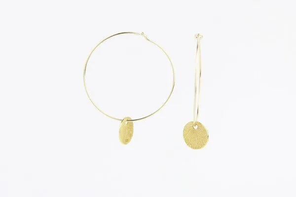 Jewelberry Jewelberry Kreole Small Shell, Gold, – Produktbild 1 von 4