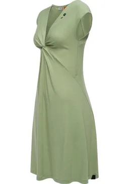 ragwear ragwear Jerseykleid Comfrey Solid stylisches Sommerkleid mit tiefem V-Ausschnitt – Produktbild 1 von 1