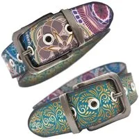 Seegarn Seegarn - Gürtel / Wendegürtel SeeLiebe 4cm, Patina silber, – Produktbild 2 von 4