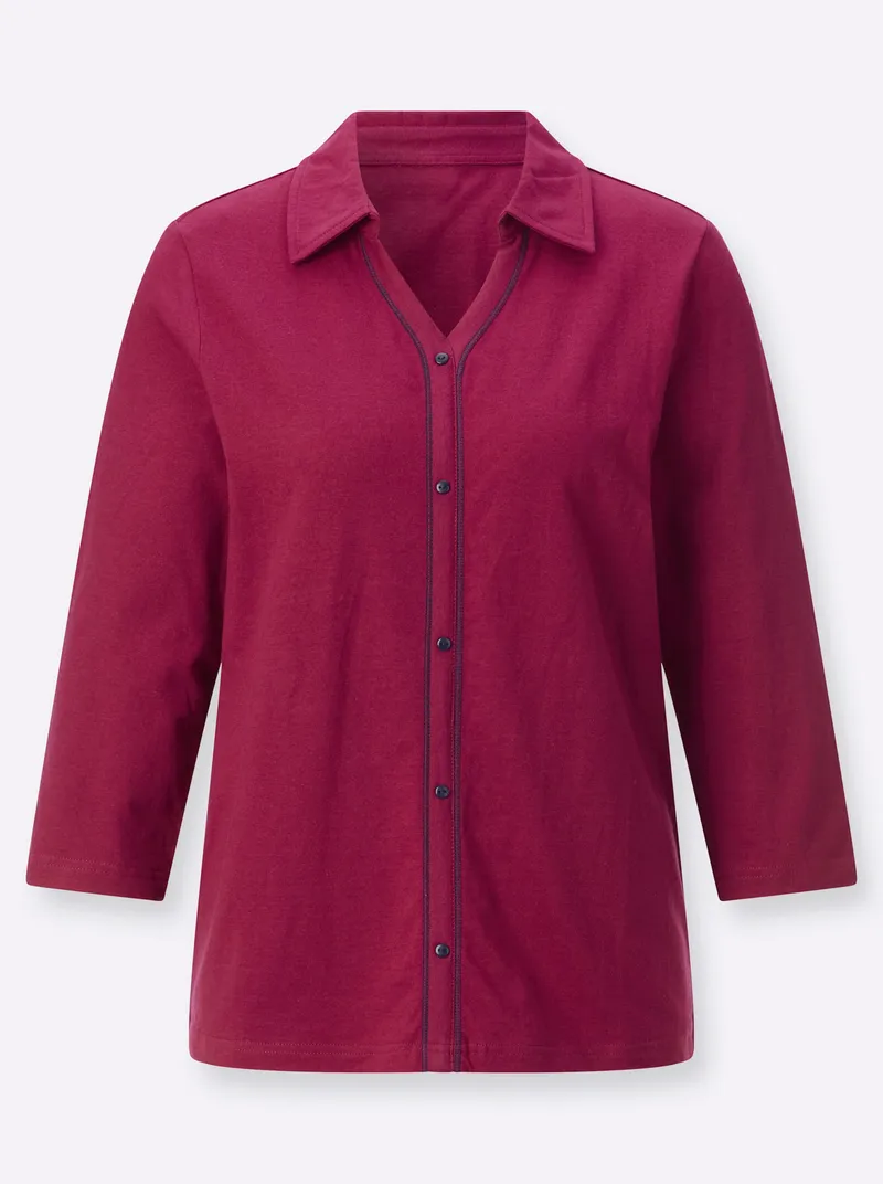 Witt Poloshirt malve, Malve, – Produktbild 2 von 2