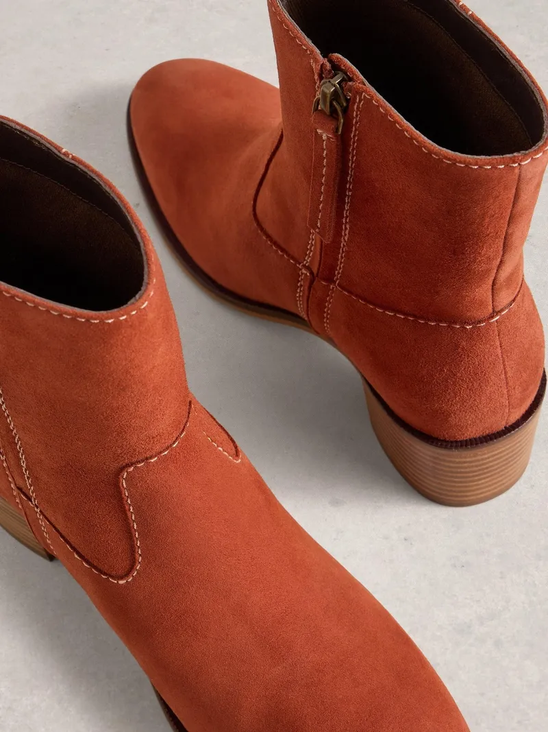 White Stuff Wildlederstiefeletten Izzy - 39, Dunkelorange, – Produktbild 3 von 4