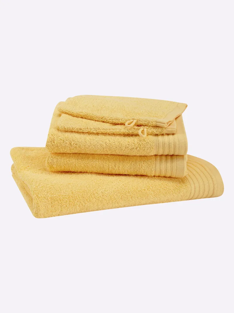 wäschepur Handtuch gelb, Gelb, – Produktbild 3 von 3