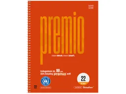 Staufen Staufen "Premio" Collegeblock DIN A5 kariert, 80 Blatt, 90 g/m², Lineatur 22 – Produktbild 1 von 1