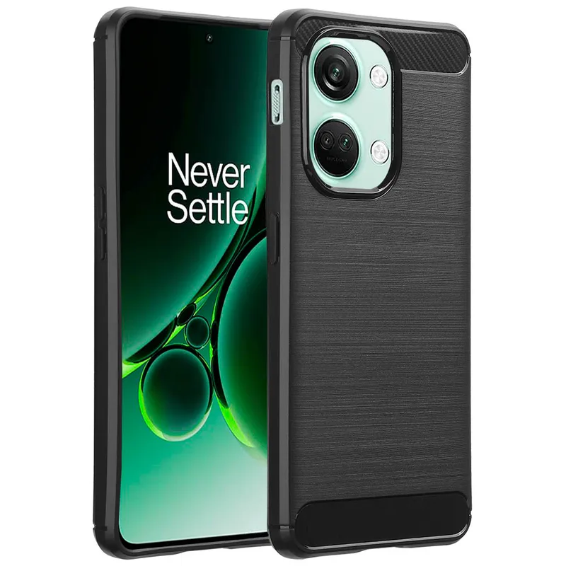 imoshion imoshion Brushed Back Cover für das OnePlus Nord 3, Schwarz, – Produktbild 1 von 1