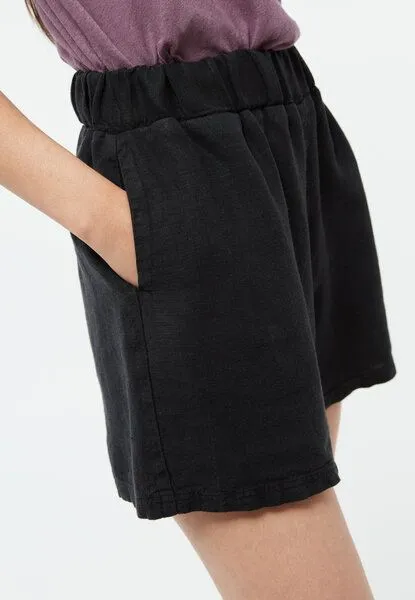 Givn Berlin Givn Berlin Shorts Clementine, Black linen, – Produktbild 3 von 4