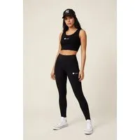 THE FACE OF ELEMENTS THE FACE OF ELEMENTS ATHLEEZ LYO.Pulse - HIGH PERFORMANCE WOMEN LEGGINGS AUS LYOCELL, Schwarz, – Produktbild 1 von 1