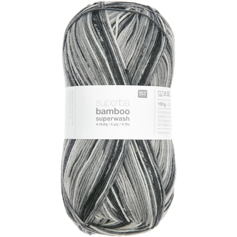 Rico Design Rico Design Superba Bamboo superwash Stone, Stone, – Produktbild 1 von 1
