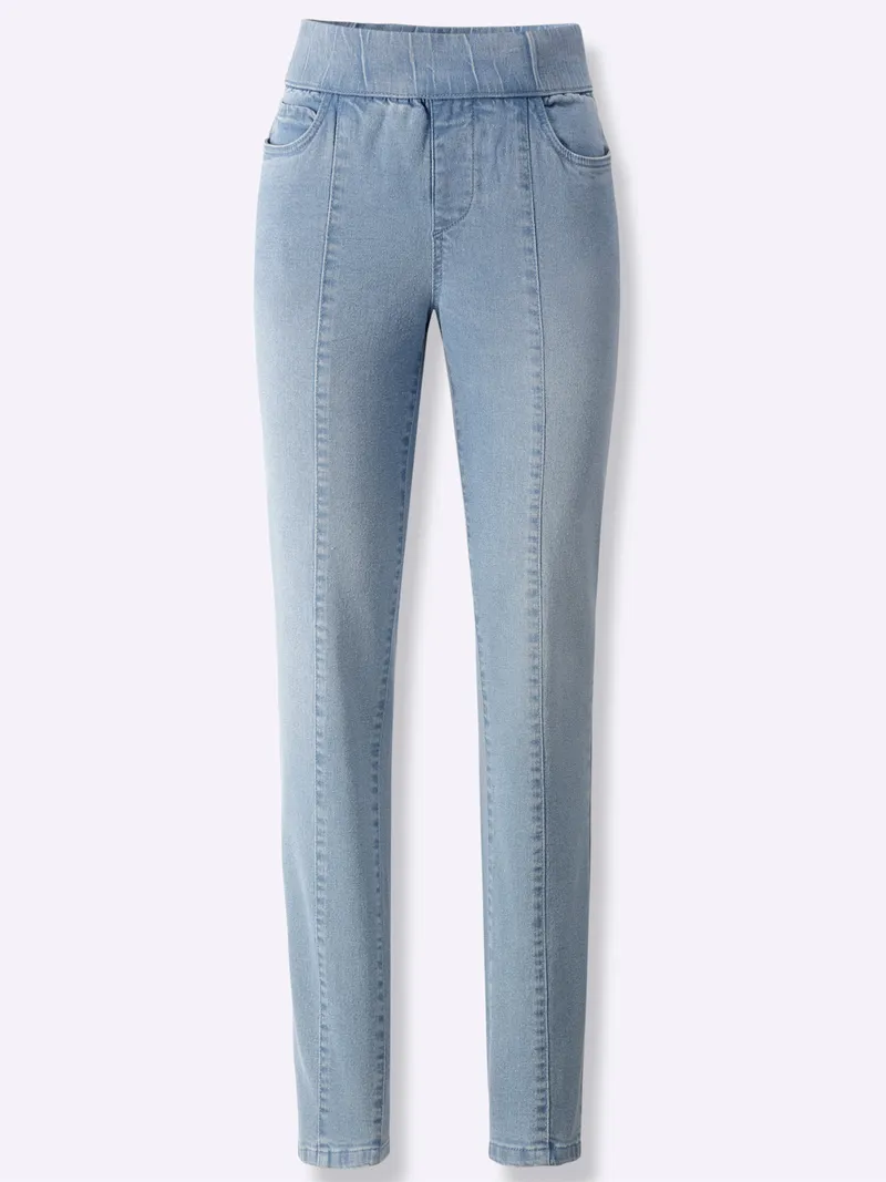 Witt Schlupfjeans blue-bleached, Blue-bleached, – Produktbild 1 von 1