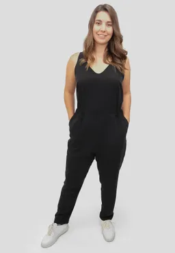 Lovjoi LOVJOI Damen vegan Jumpsuit Lavradio Schwarz – Produktbild 1 von 1