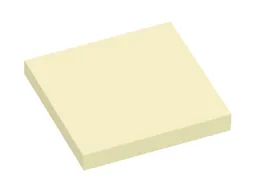 Info Info Haftnotizen "Powernotes" 100 Blatt, 75 x 75 mm gelb – Produktbild 1 von 1