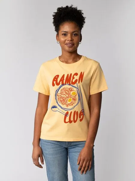 watapparel watapparel T-Shirt Frauen Ramen Club, Nispero, – Produktbild 1 von 4