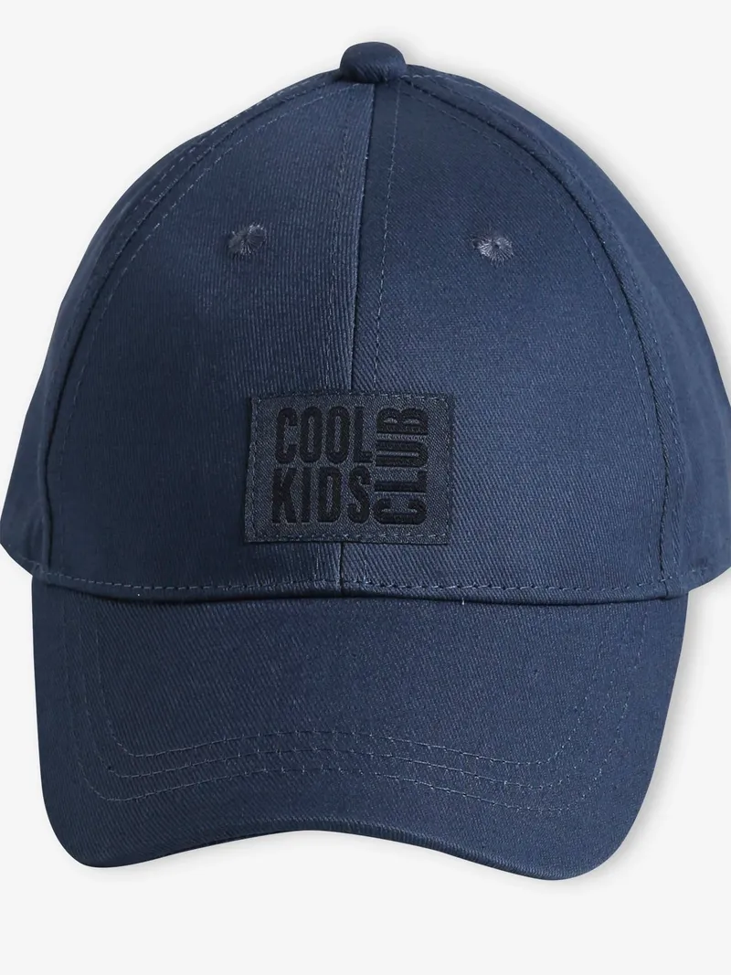 Vertbaudet Jungen Cap mit Sticklabel vorn, Marine, – Produktbild 3 von 4