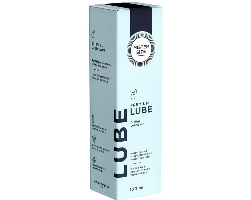 MISTER SIZE Gleitgel Premium Lube, Tube mit 100ml, 1-tlg., medizinisches Gleitgel auf Wasserbasis – Produktbild 1 von 1