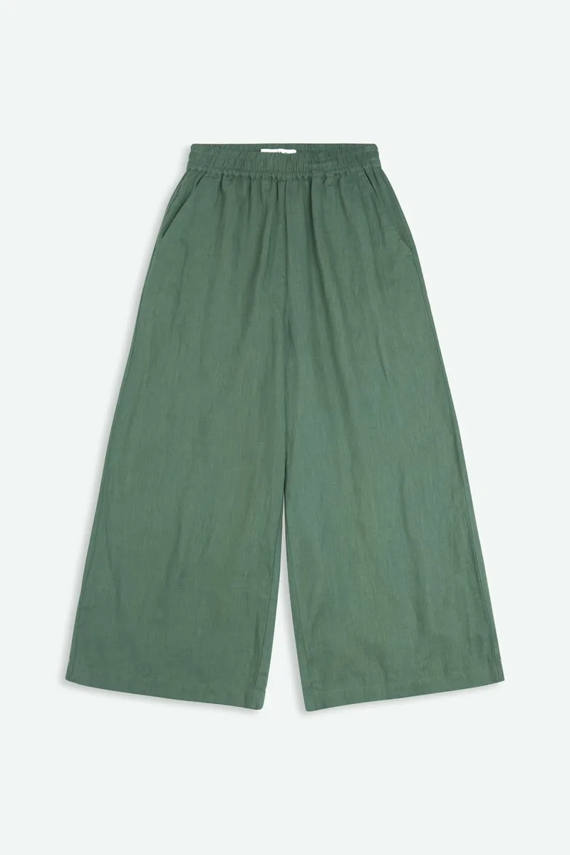 Kings Of Indigo Kings of Indigo Damen vegan Hose Hazel Dunkelwaldgrün, Dunkelgrün, – Produktbild 2 von 2
