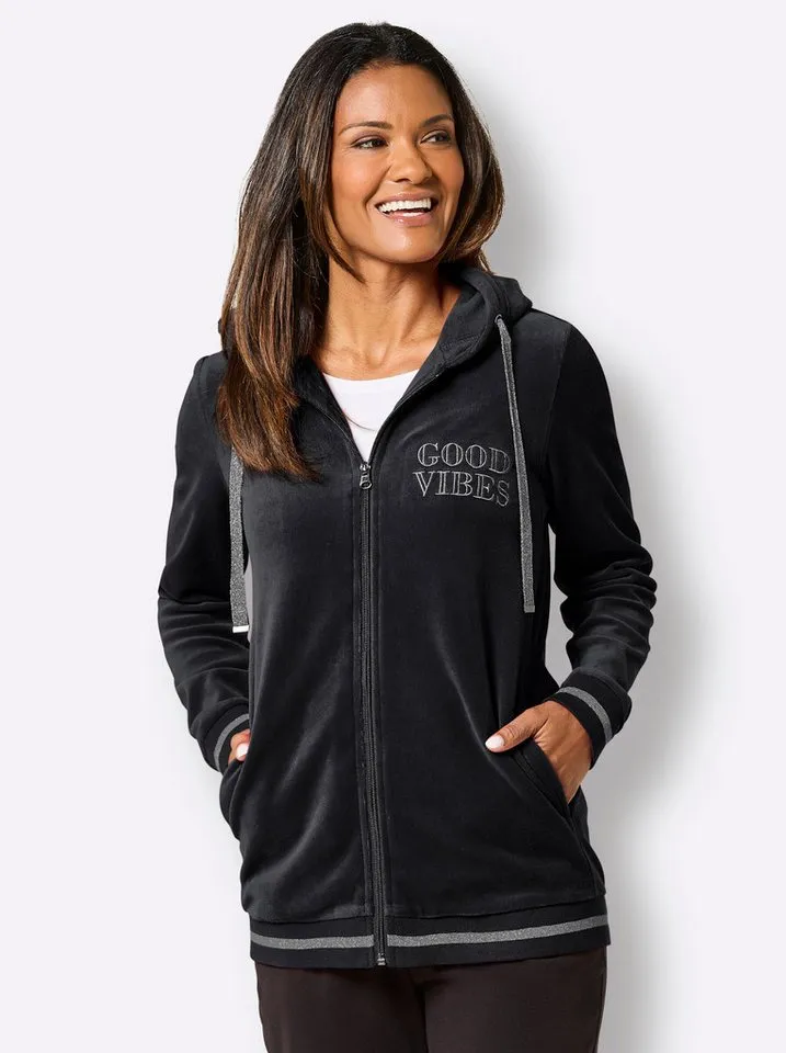 Witt Witt Trainingsjacke Jacke Langarm, Schwarz, – Produktbild 1 von 5