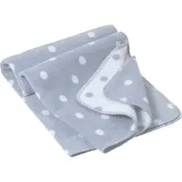 Richter Textilien Babydecke Bio-Baumwolle stahlblau-Punkte Maße 75 x 100 cm – Produktbild 1 von 1