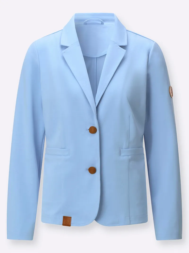 Witt Jerseyblazer, Eisblau, – Produktbild 2 von 2