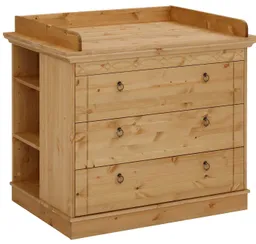 OTTO home Wickelkommode Indra, Landhausstil, viel Stauraum, FSC® zertifiziertes Massivholz, inklusive Unterbauregal und Aufsatz – Produktbild 1 von 1
