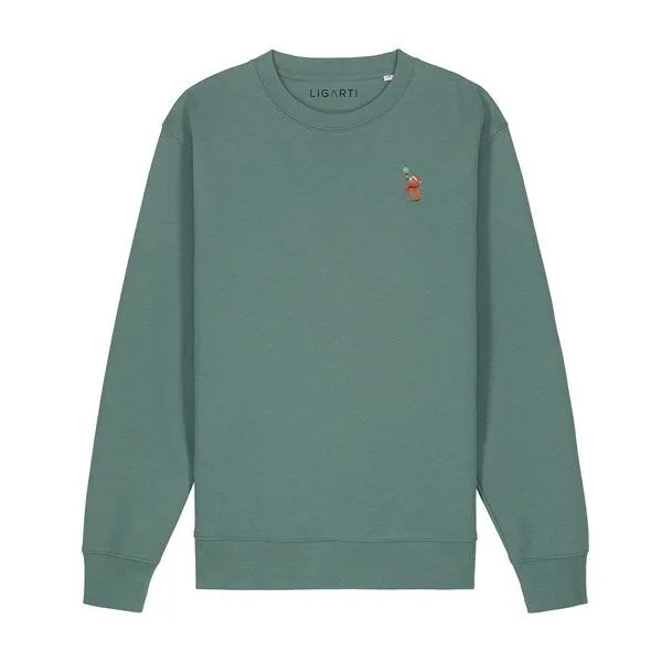 LIGARTI Bestickter Pullover – Thomas der Weihnachtshund – LIGARTI Tiermanufaktur, Schwarz, – Produktbild 3 von 3