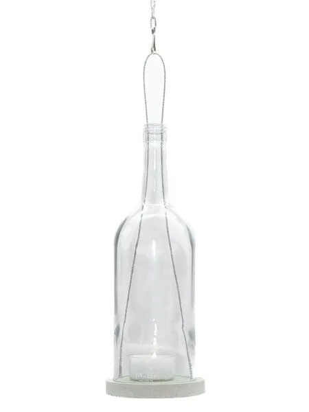 MaBe MaBe hängeWINDLICHT® aus der 1,5l Bordeauxform, Transparent, – Produktbild 1 von 4