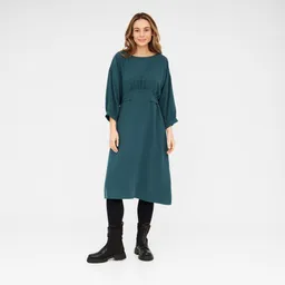 WiDDA WiDDA Damen vegan Kleid Lisanne Petrol – Produktbild 1 von 1