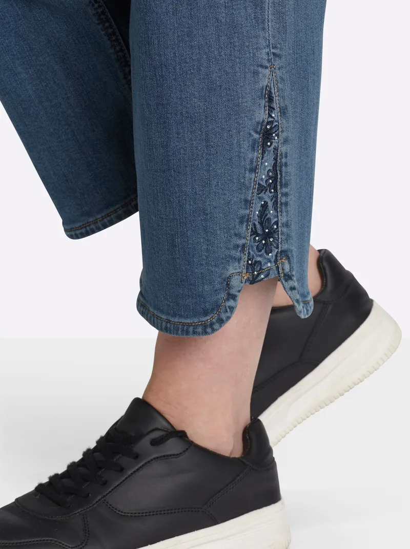 sheego 7/8-Jeans blue-stone-washed, Blue-stone-washed, – Produktbild 3 von 3
