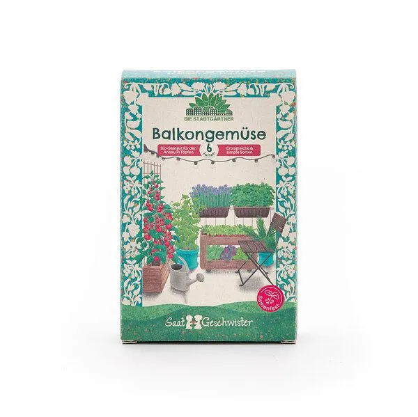 Die Stadtgärtner Die Stadtgärtner BIO-Saatgut-Set "Balkongemüse" – Produktbild 3 von 3